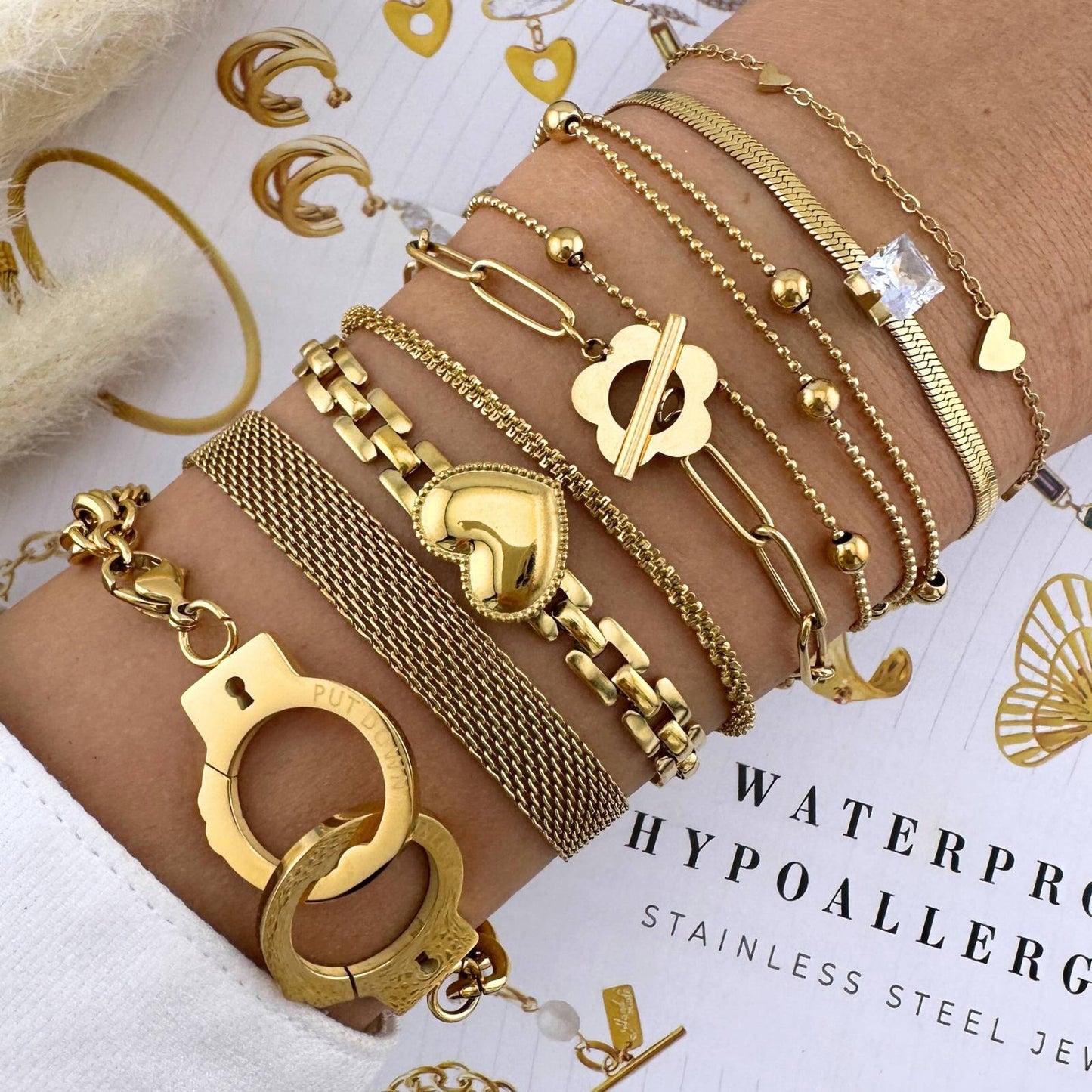 18K gold plated Stainless steel bracelet