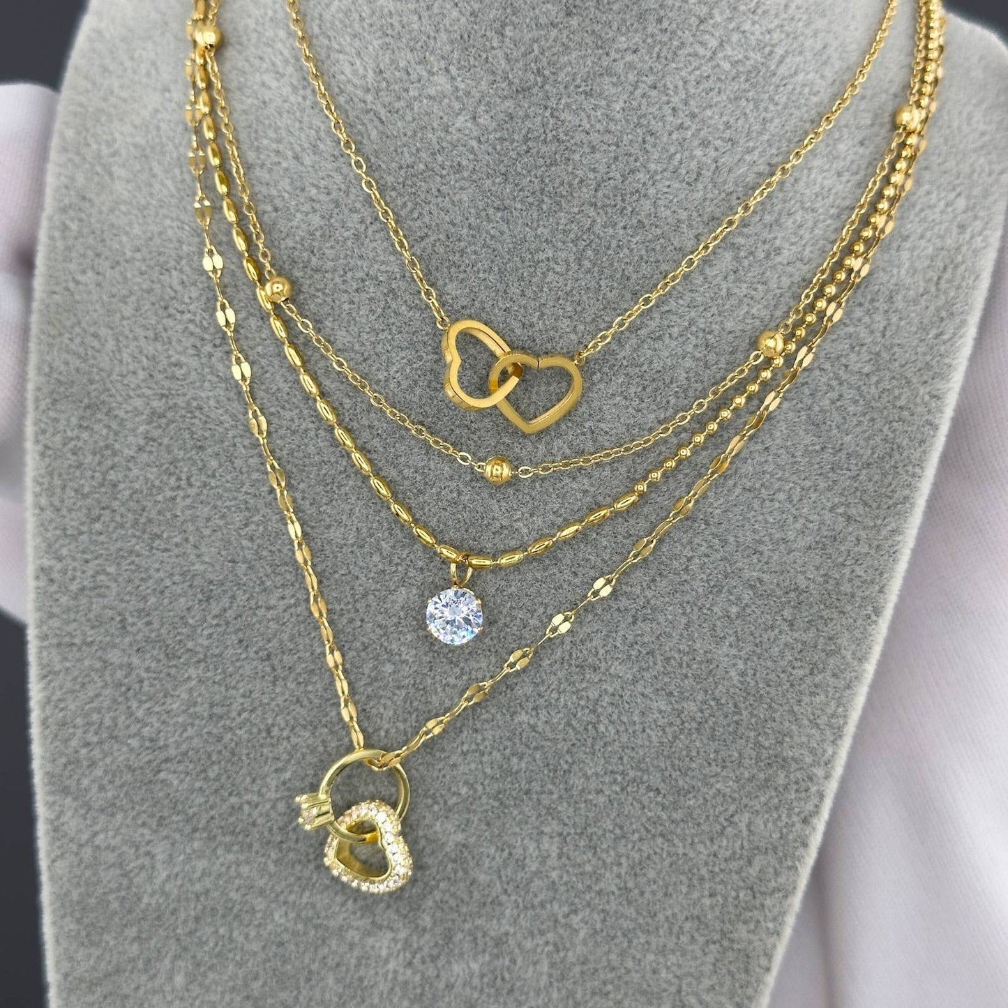 18K gold plated Stainless steel necklace