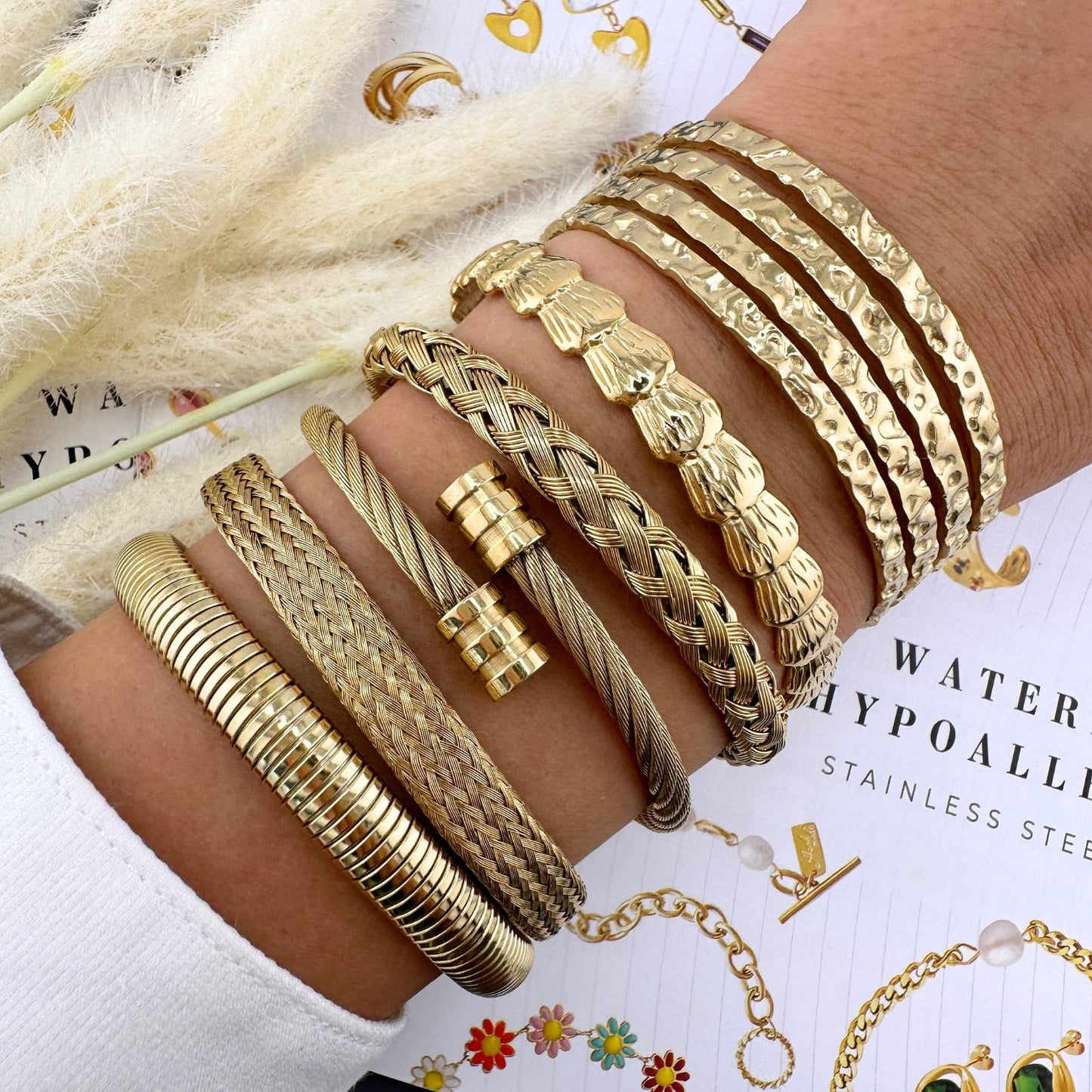 18K gold plated Stainless steel bracelet