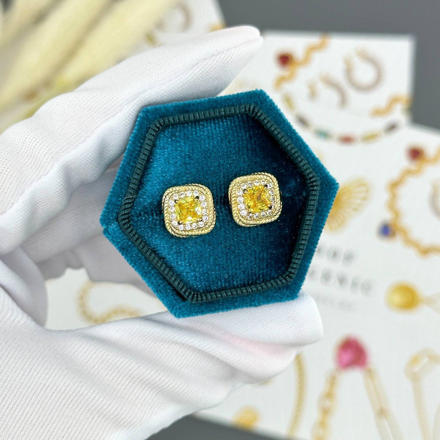 18K gold plated Stainless steel earrings