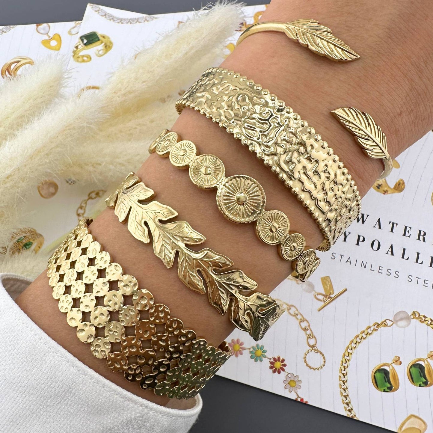 18K gold plated Stainless steel bracelet