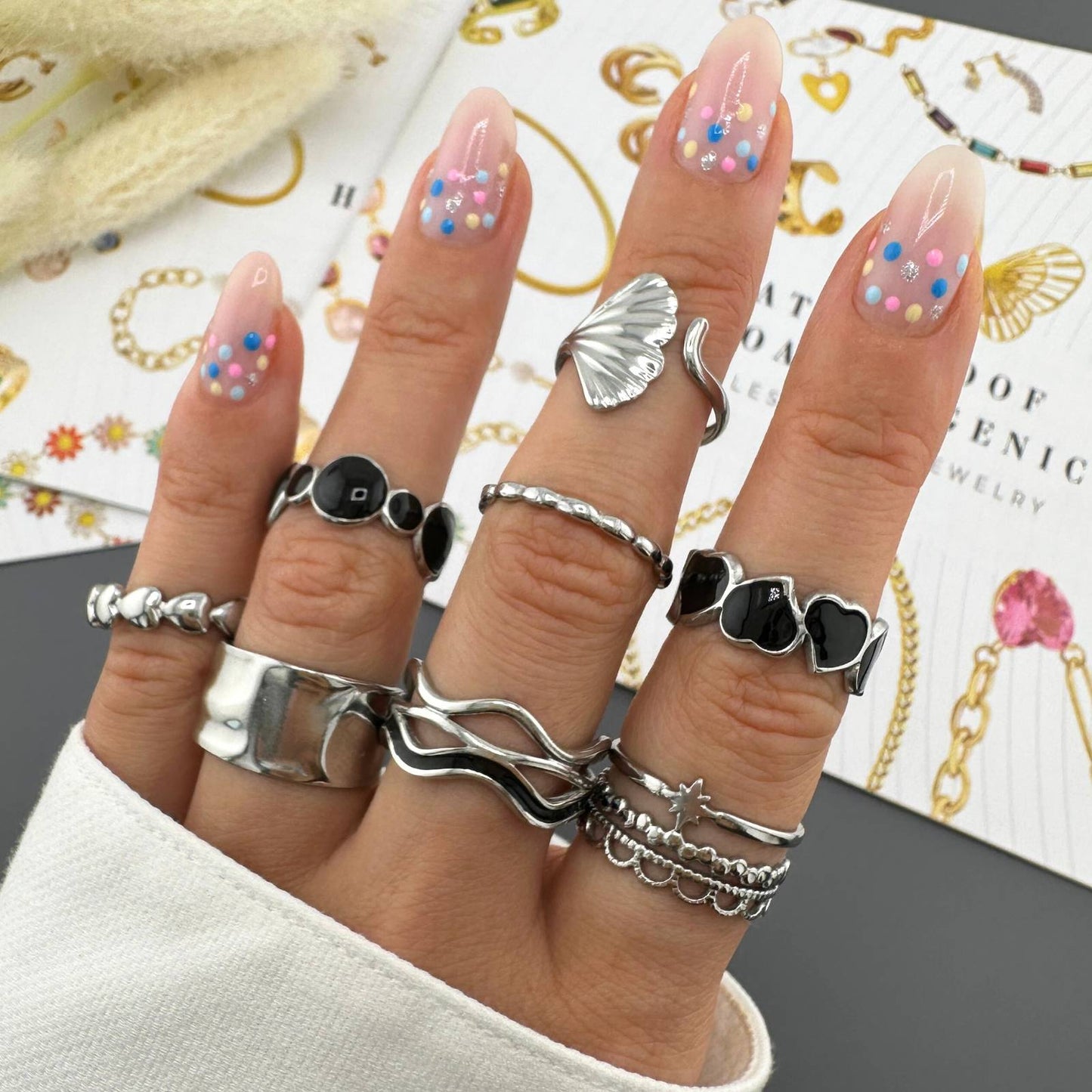 Stainless steel finger ring