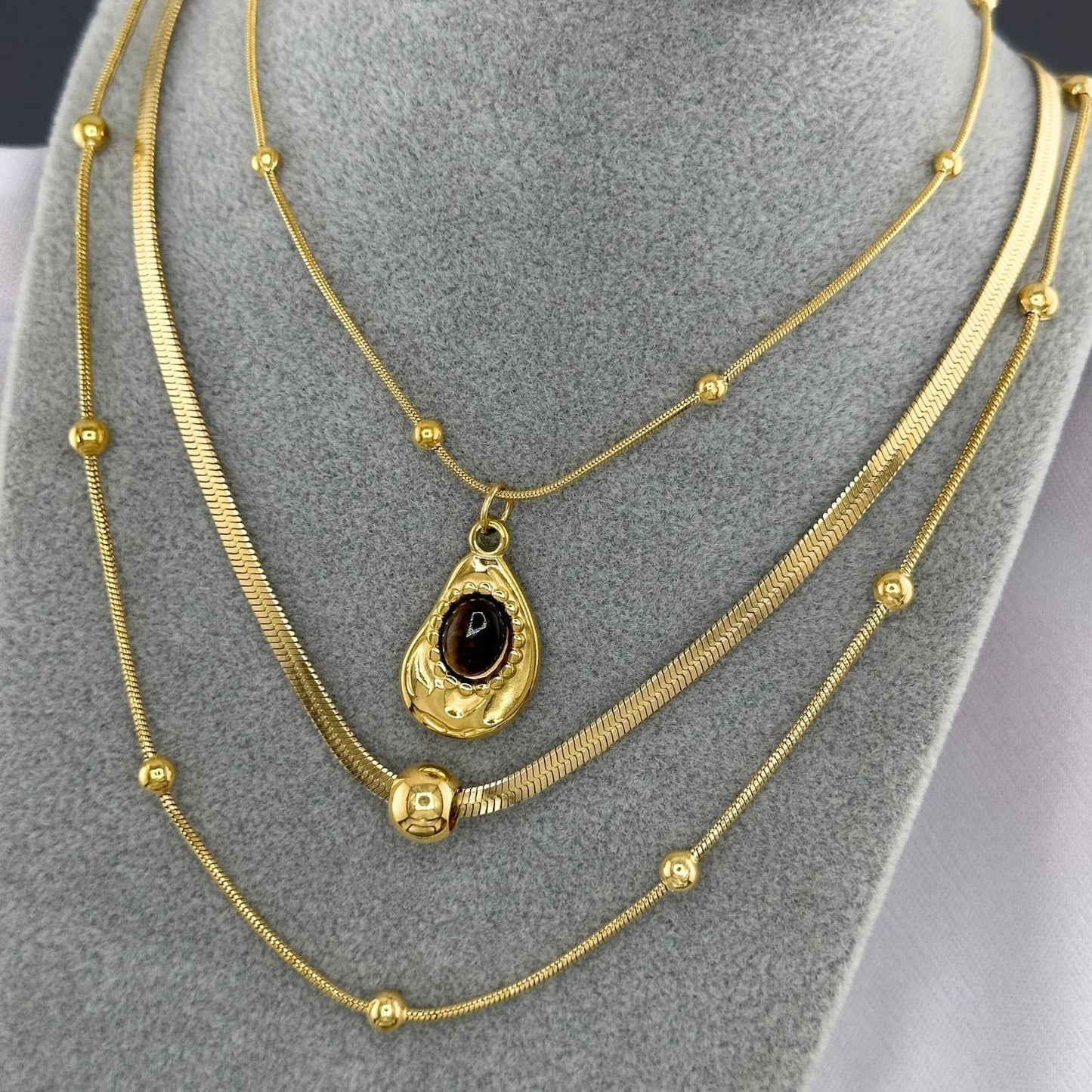 18K gold plated Stainless steel necklace