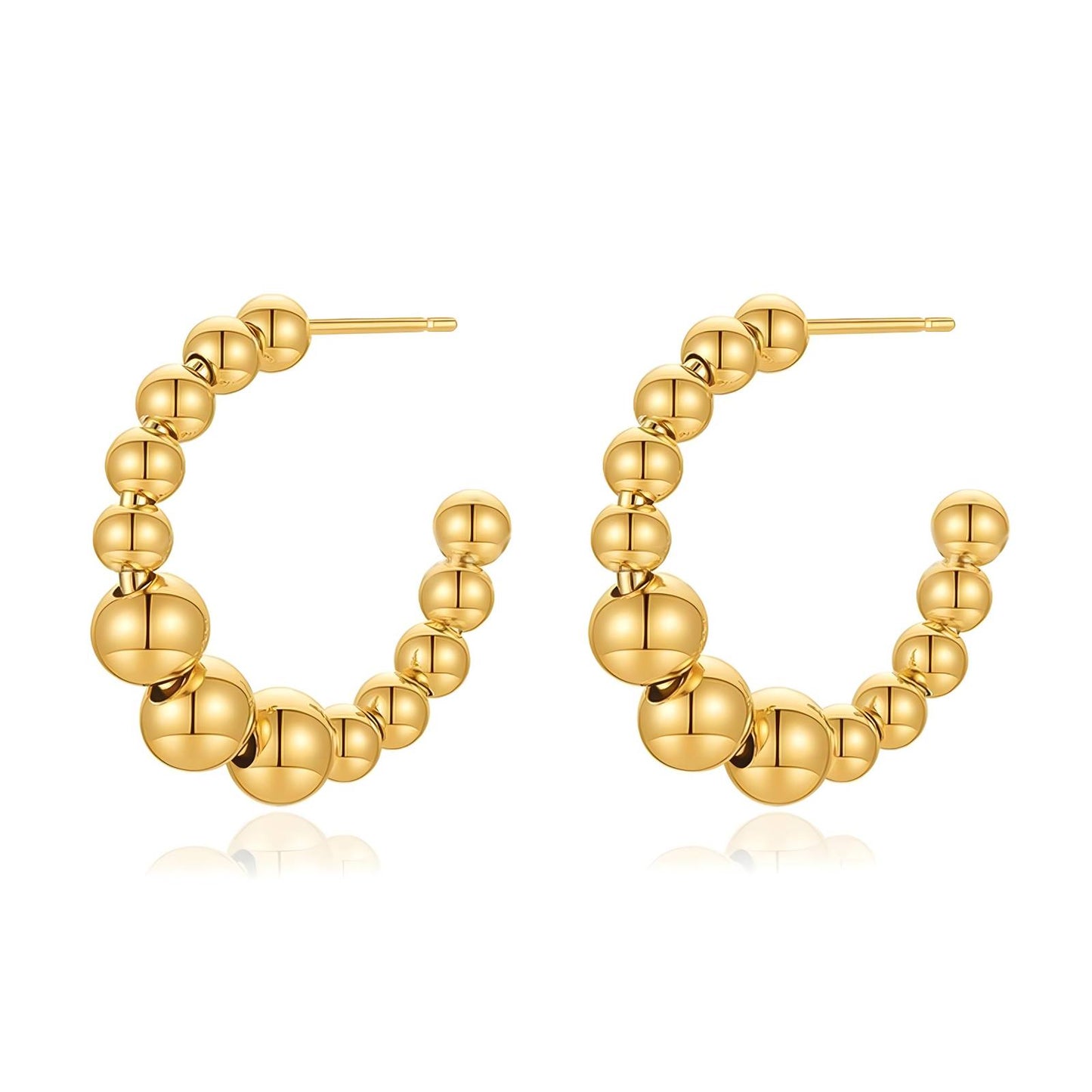 18K gold plated Stainless steel earrings