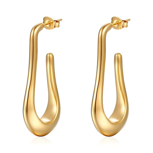 18K gold plated Stainless steel earrings