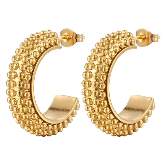 18K gold plated Stainless steel earrings