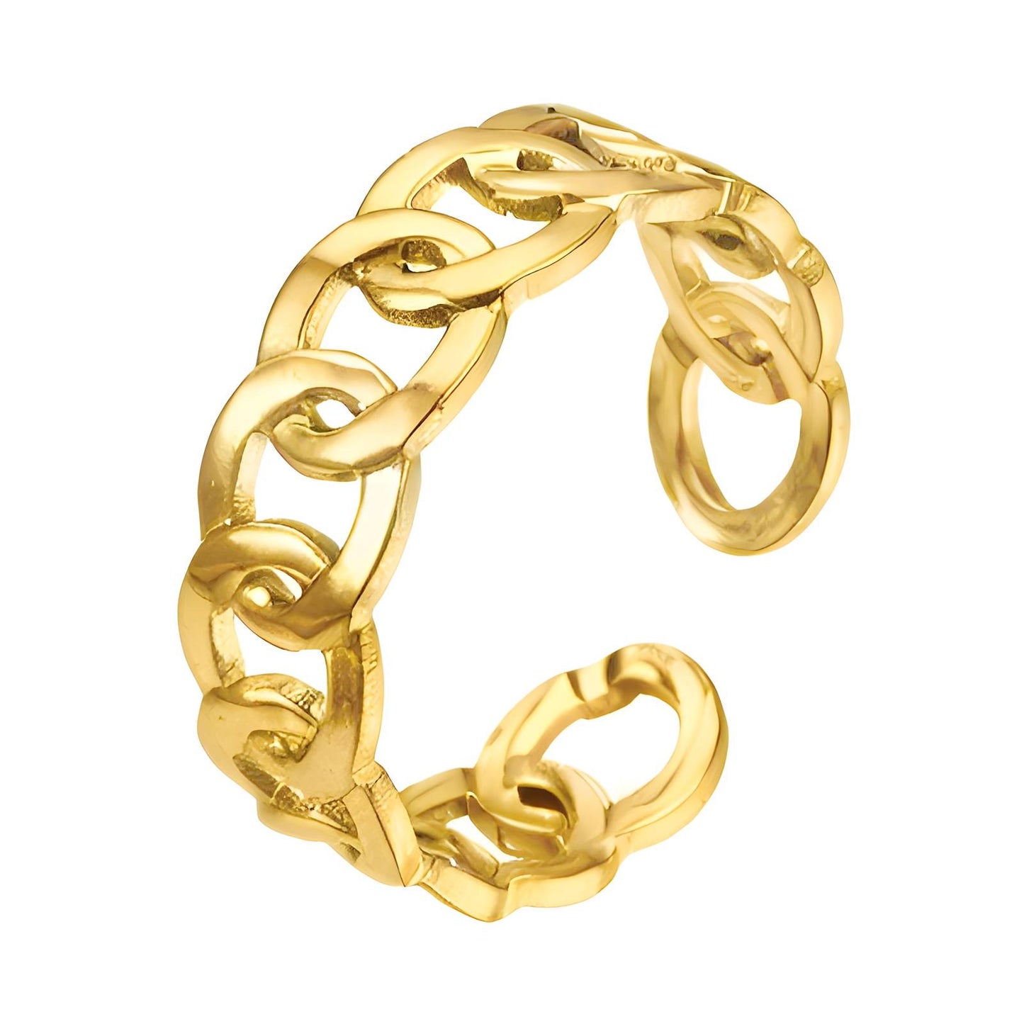 18K gold plated Stainless steel finger ring