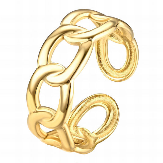 18K gold plated Stainless steel finger ring