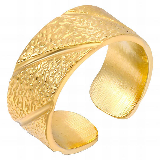 18K gold plated Stainless steel finger ring