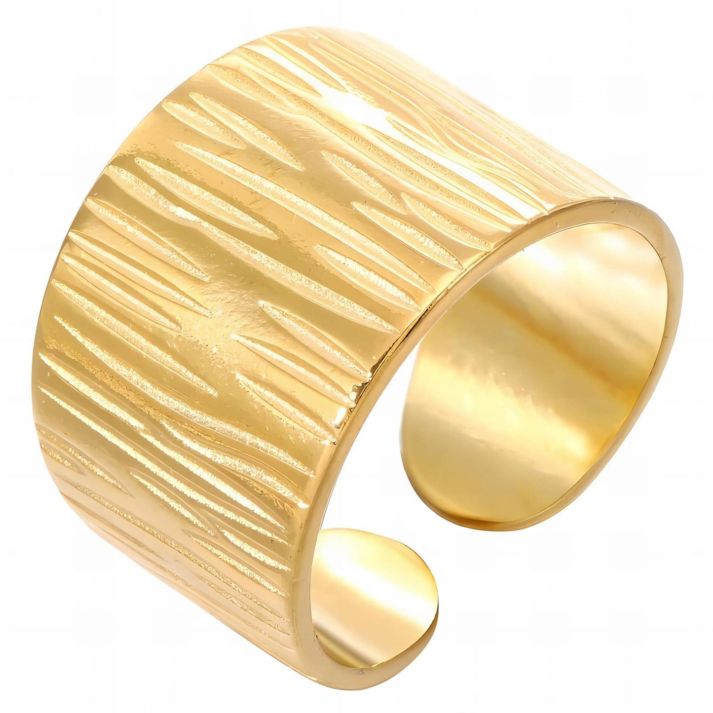 18K gold plated Stainless steel finger ring