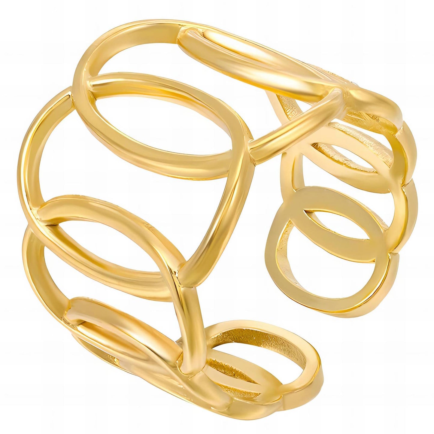 18K gold plated Stainless steel finger ring