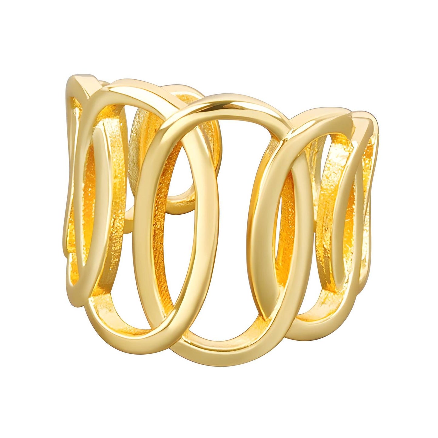 18K gold plated Stainless steel finger ring