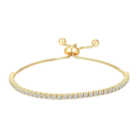 18K gold plated Stainless steel  Tennis bracelet