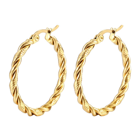 18K gold plated Stainless steel earrings