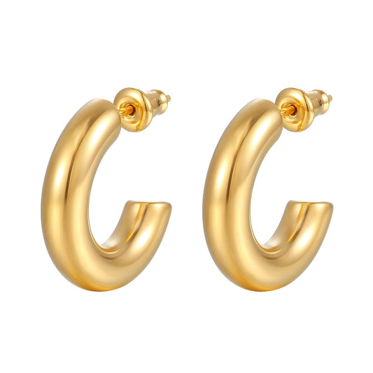18K gold plated Stainless steel earrings