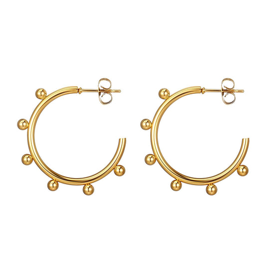 18K gold plated Stainless steel earrings