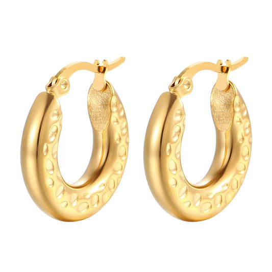 18K gold plated Stainless steel earrings