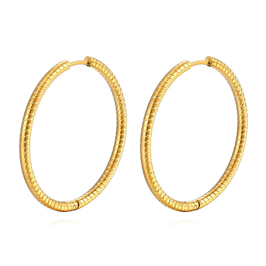 18K gold plated Stainless steel earrings