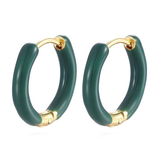 18K gold plated Stainless steel earrings