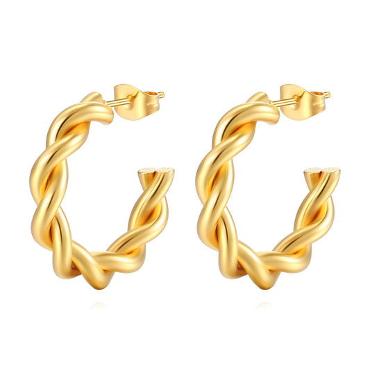 18K gold plated Stainless steel earrings