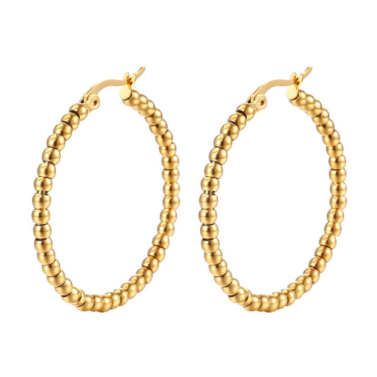 18K gold plated Stainless steel earrings