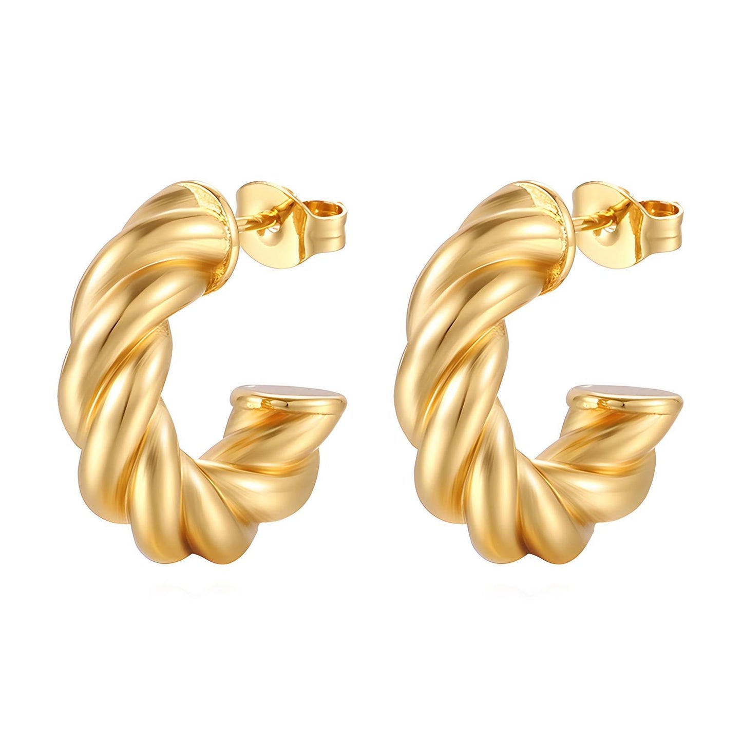 18K gold plated Stainless steel earrings