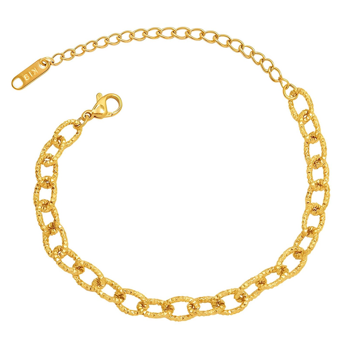 18K gold plated Stainless steel bracelet