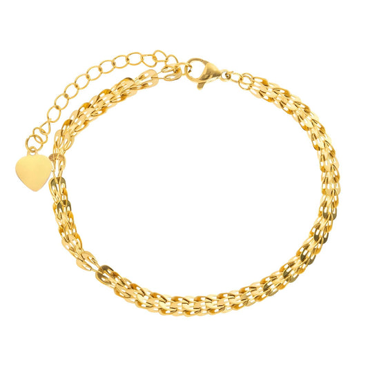 18K gold plated Stainless steel bracelet