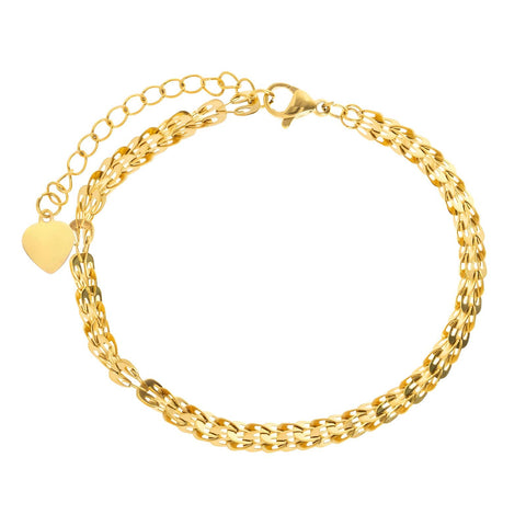 18K gold plated Stainless steel bracelet