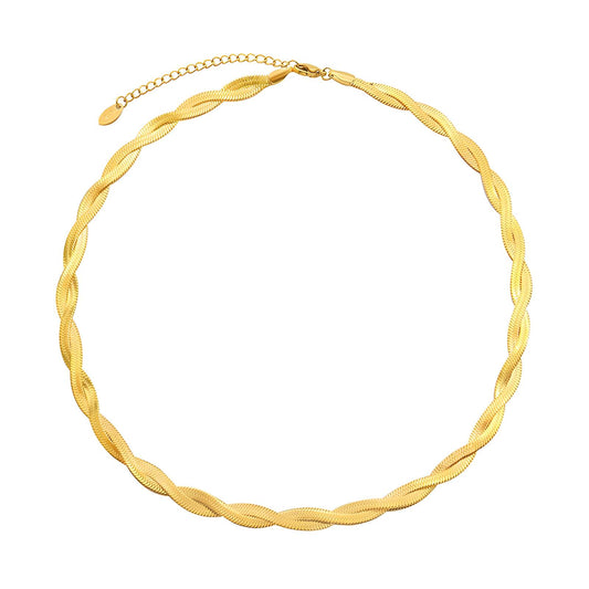 18K gold plated Stainless steel necklace