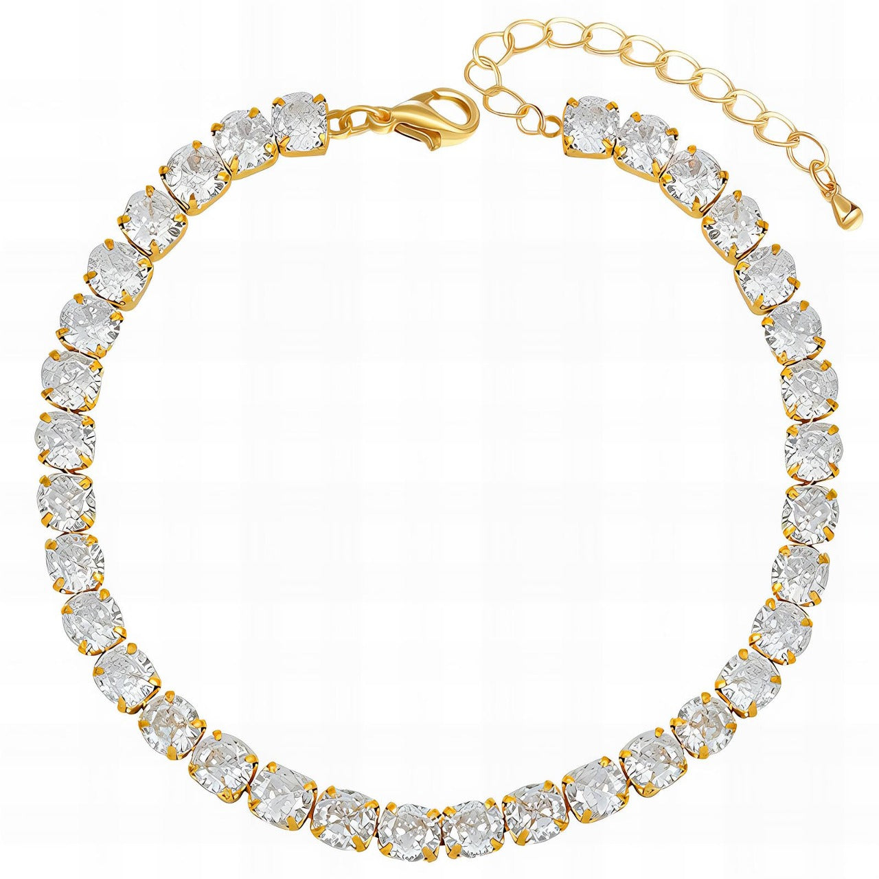 18K gold plated Stainless steel  Tennis bracelet