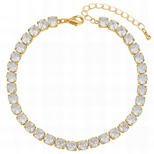 18K gold plated Stainless steel  Tennis bracelet