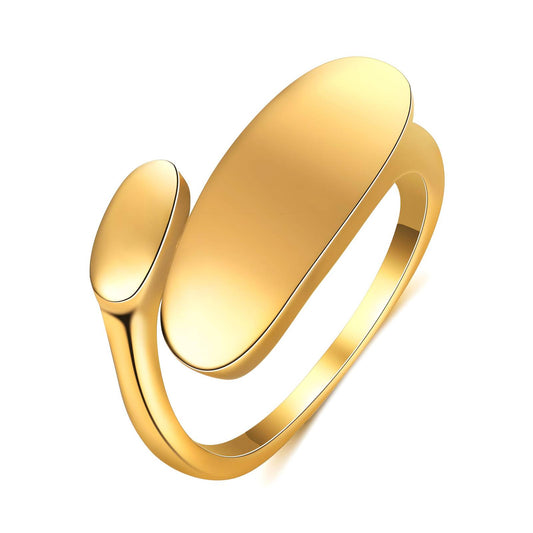 18K gold plated Stainless steel finger ring