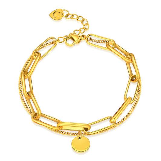18K gold plated Stainless steel bracelet