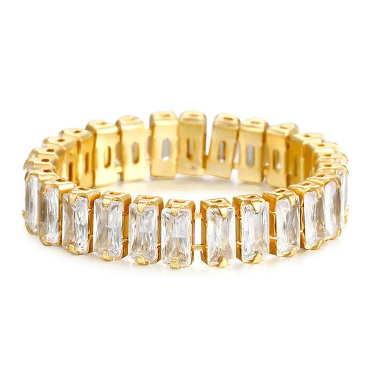 18K gold plated Stainless steel finger ring