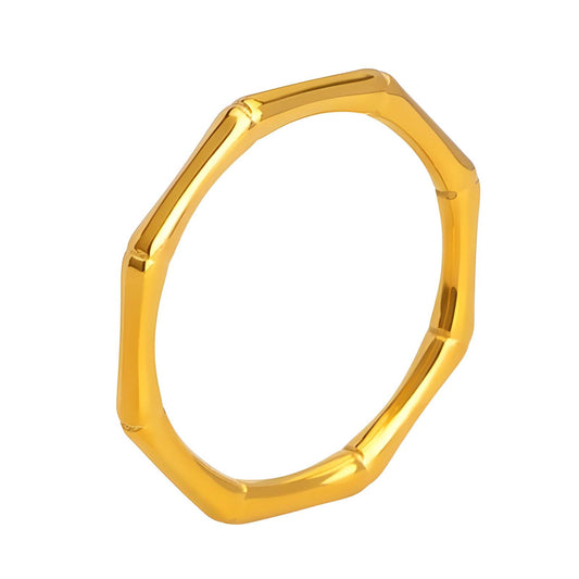 18K gold plated Stainless steel finger ring