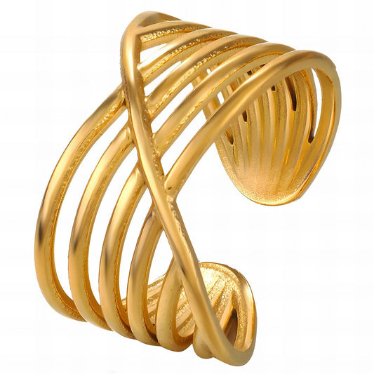 18K gold plated Stainless steel finger ring