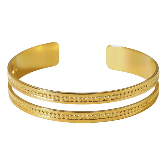 18K gold plated Stainless steel bracelet