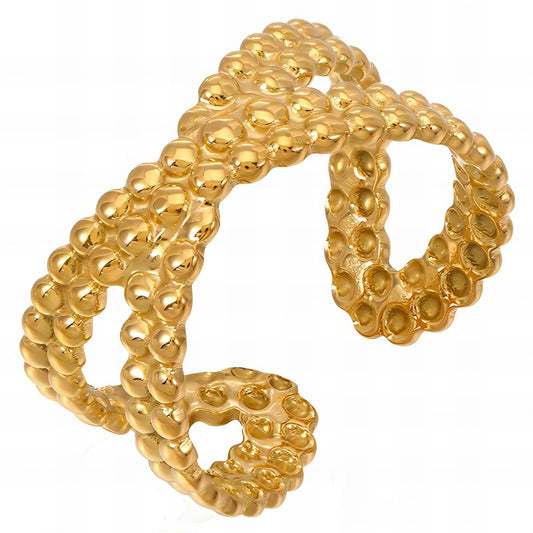 18K gold plated Stainless steel finger ring