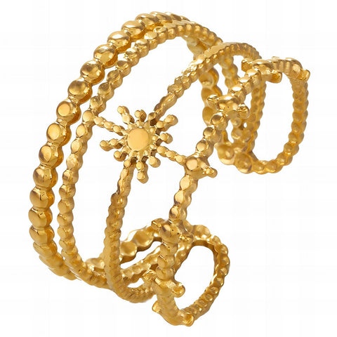 18K gold plated Stainless steel finger ring