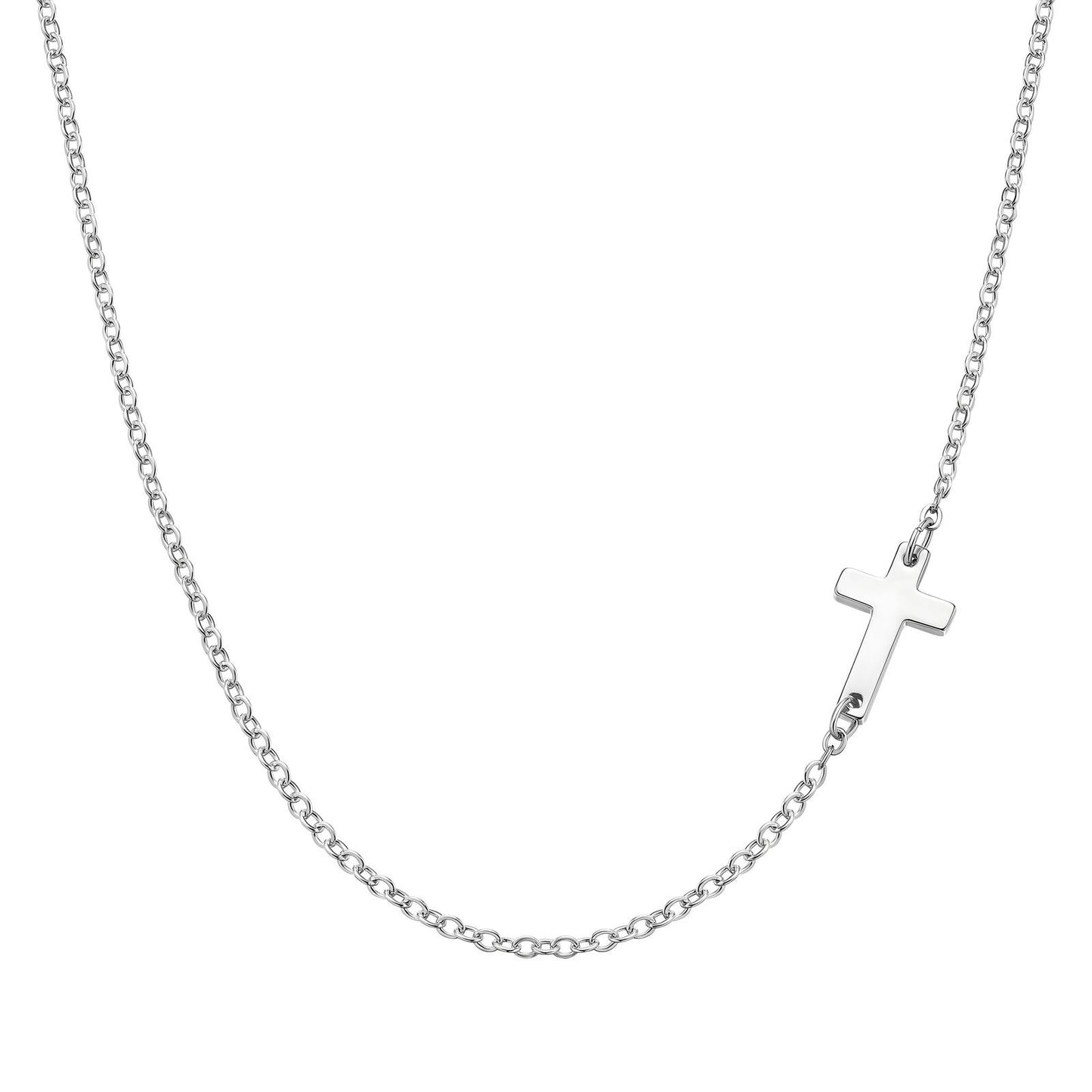 Stainless steel  Crosses necklace