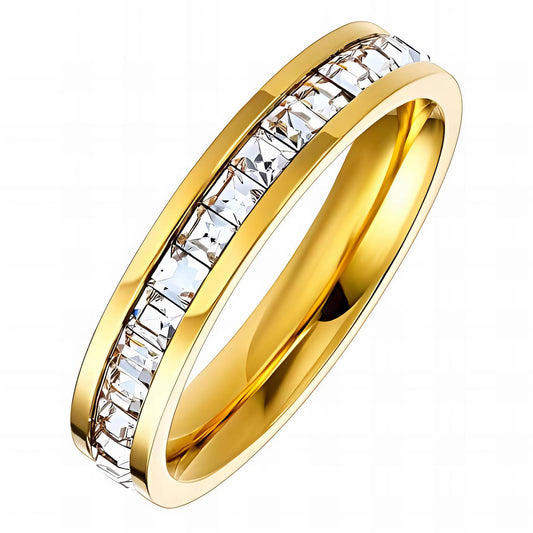 18K gold plated Stainless steel finger ring