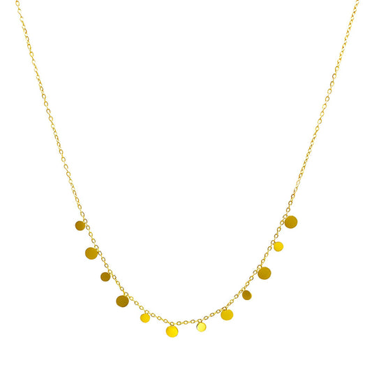 18K gold plated Stainless steel necklace