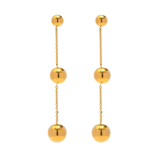 18K gold plated Stainless steel earrings