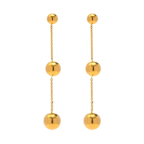 18K gold plated Stainless steel earrings