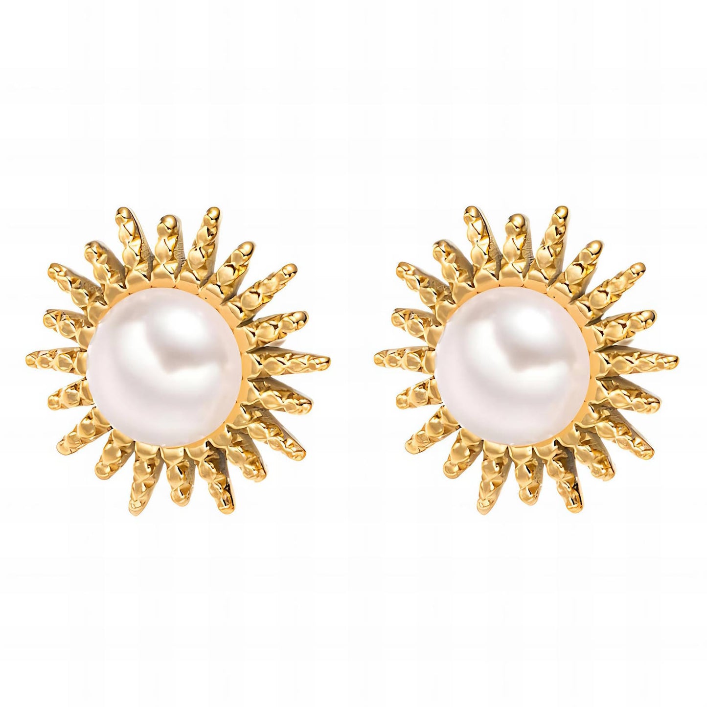 18K gold plated Stainless steel earrings