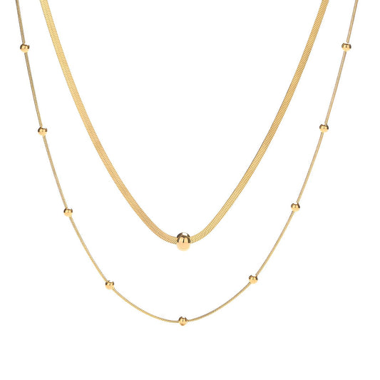 18K gold plated Stainless steel necklace