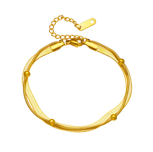18K gold plated Stainless steel bracelet