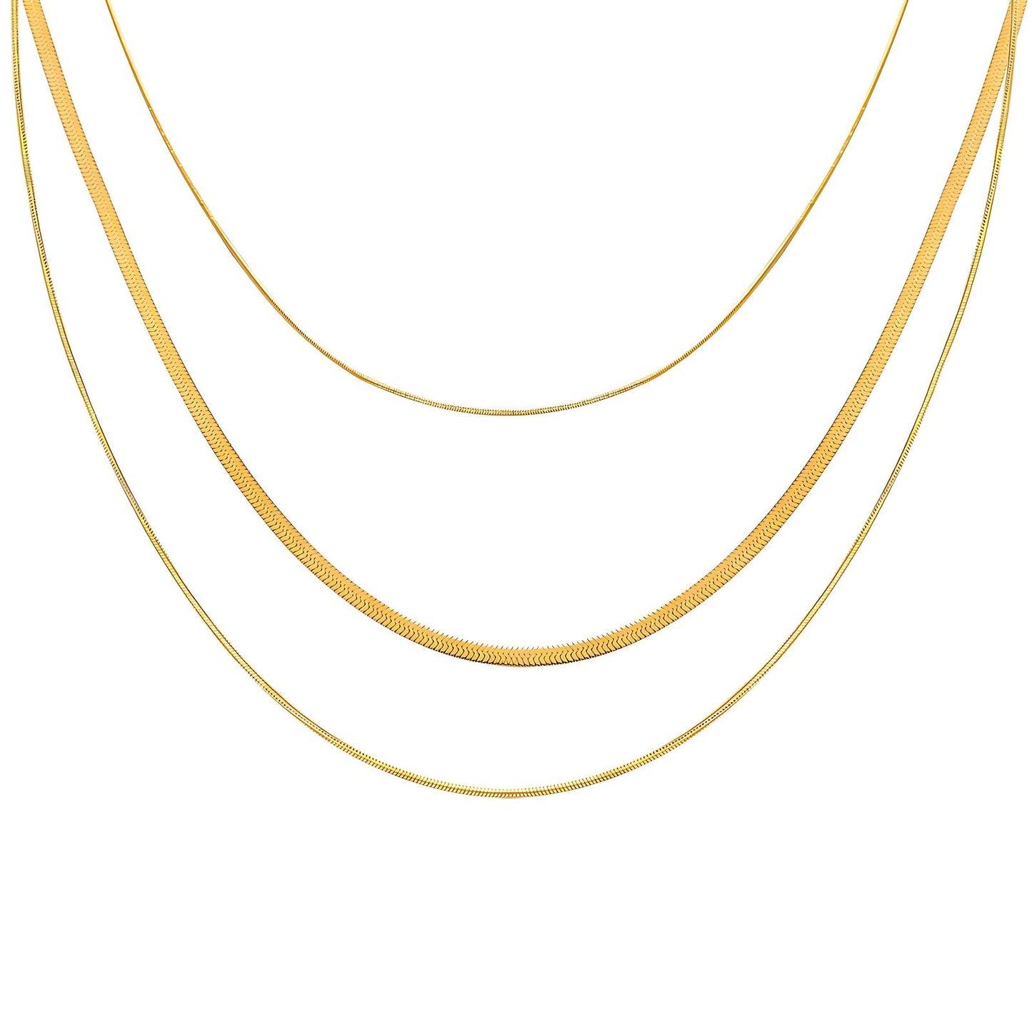 18K gold plated Stainless steel necklace