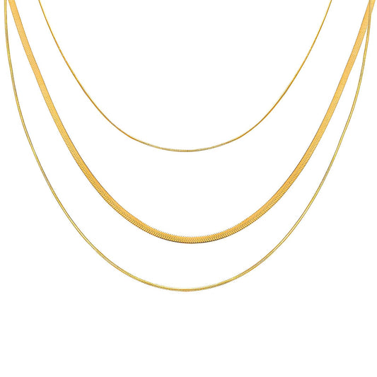 18K gold plated Stainless steel necklace